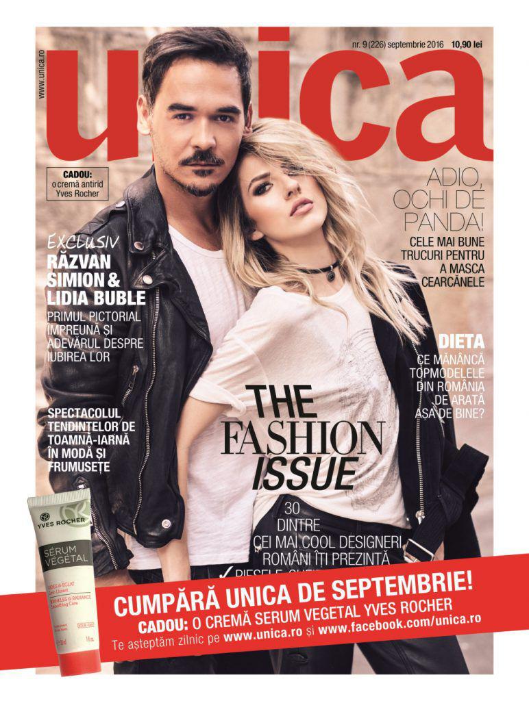 Lidia Buble și Răzvan Simion Pe Coperta Revistei Unica De Septembrie Divertisment Inedit Revista Unica Unica Ro