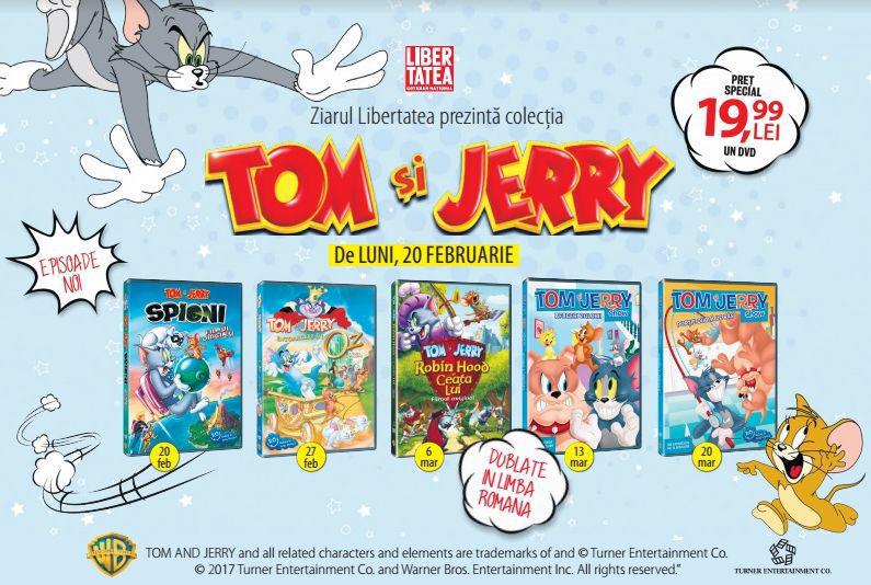 De Luni 20 Februarie La Toate Chioșcurile De Ziare Colecția Tom și Jerry Recomandată De Ziarul Libertatea Divertisment Filme Si Cinema Unica Ro