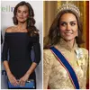 Regina Letizia a Spaniei se inspiră din stilul lui Kate Middleton, purtând o tiară strălucitoare. Cum și-a făcut apariția în timpul unui dineu de gală fastuos. Foto