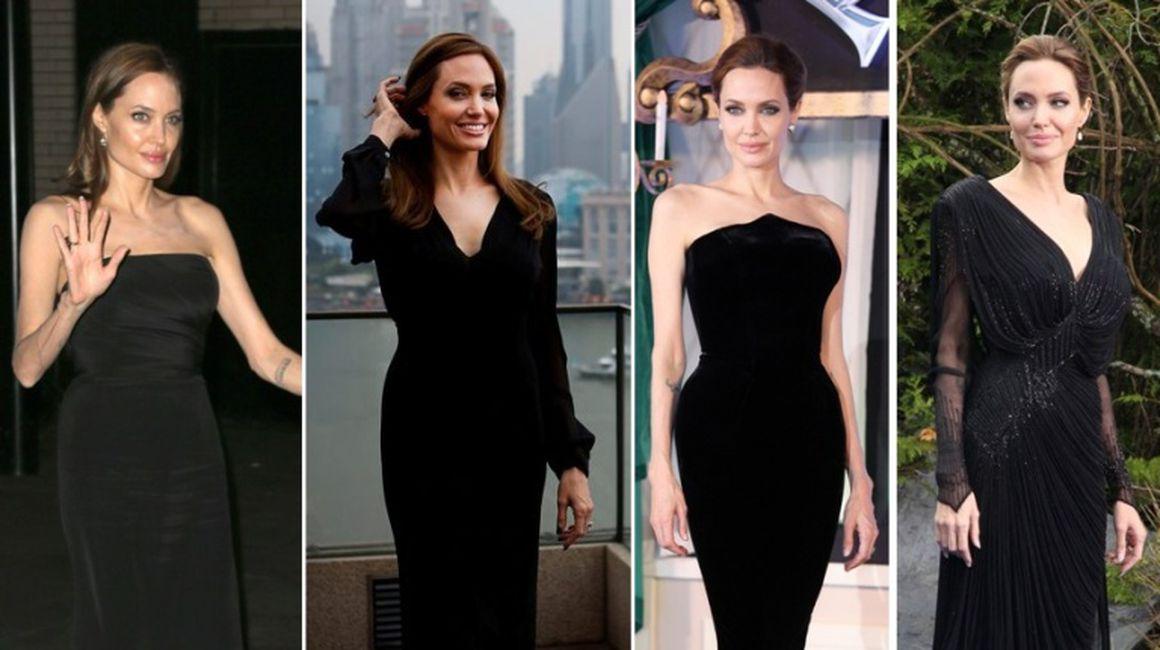 Cum Să Porţi Rochia Neagră Cu Stil Ia Exemplu De La Angelina Jolie