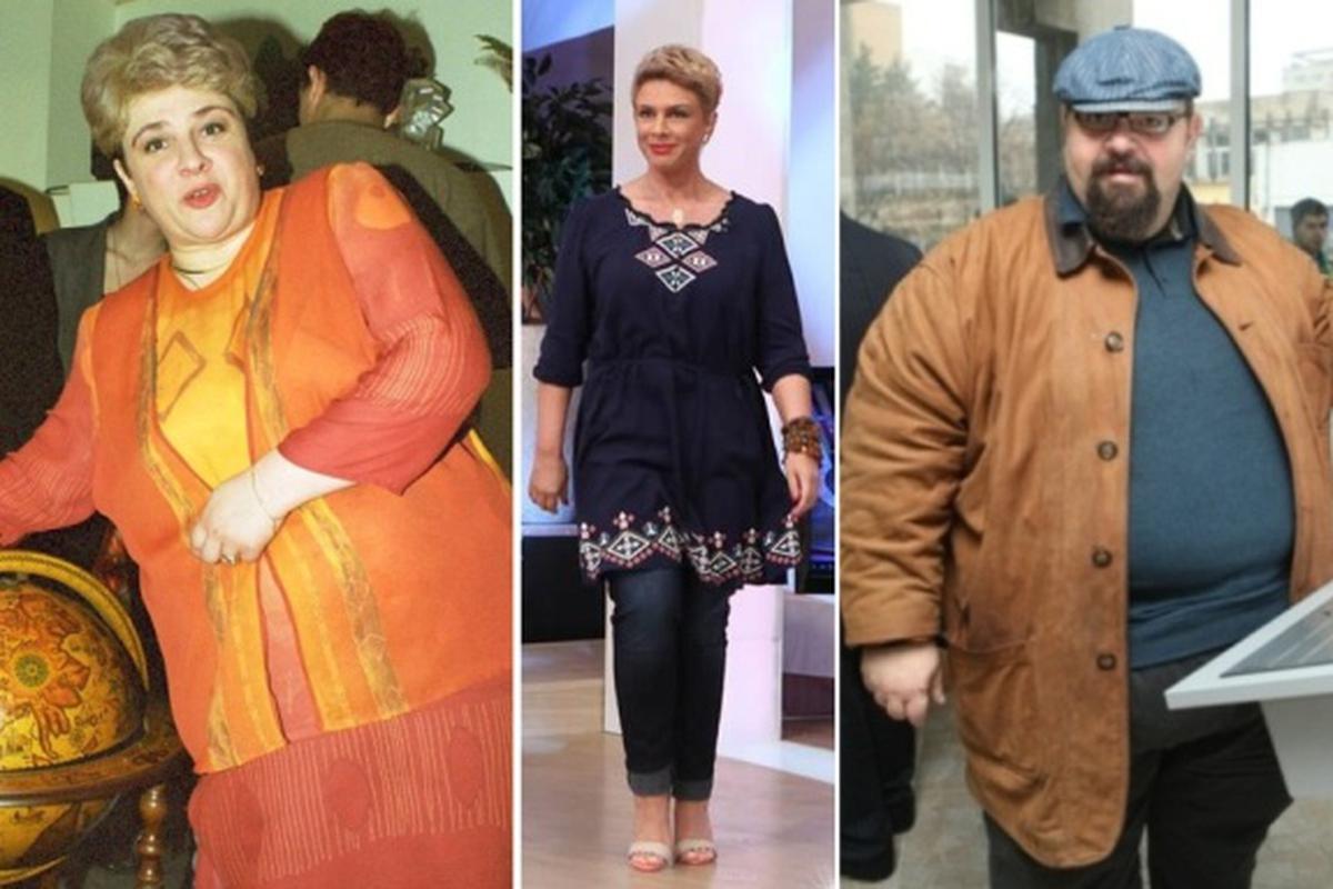 celebrități care pierd greutatea înainte și după)