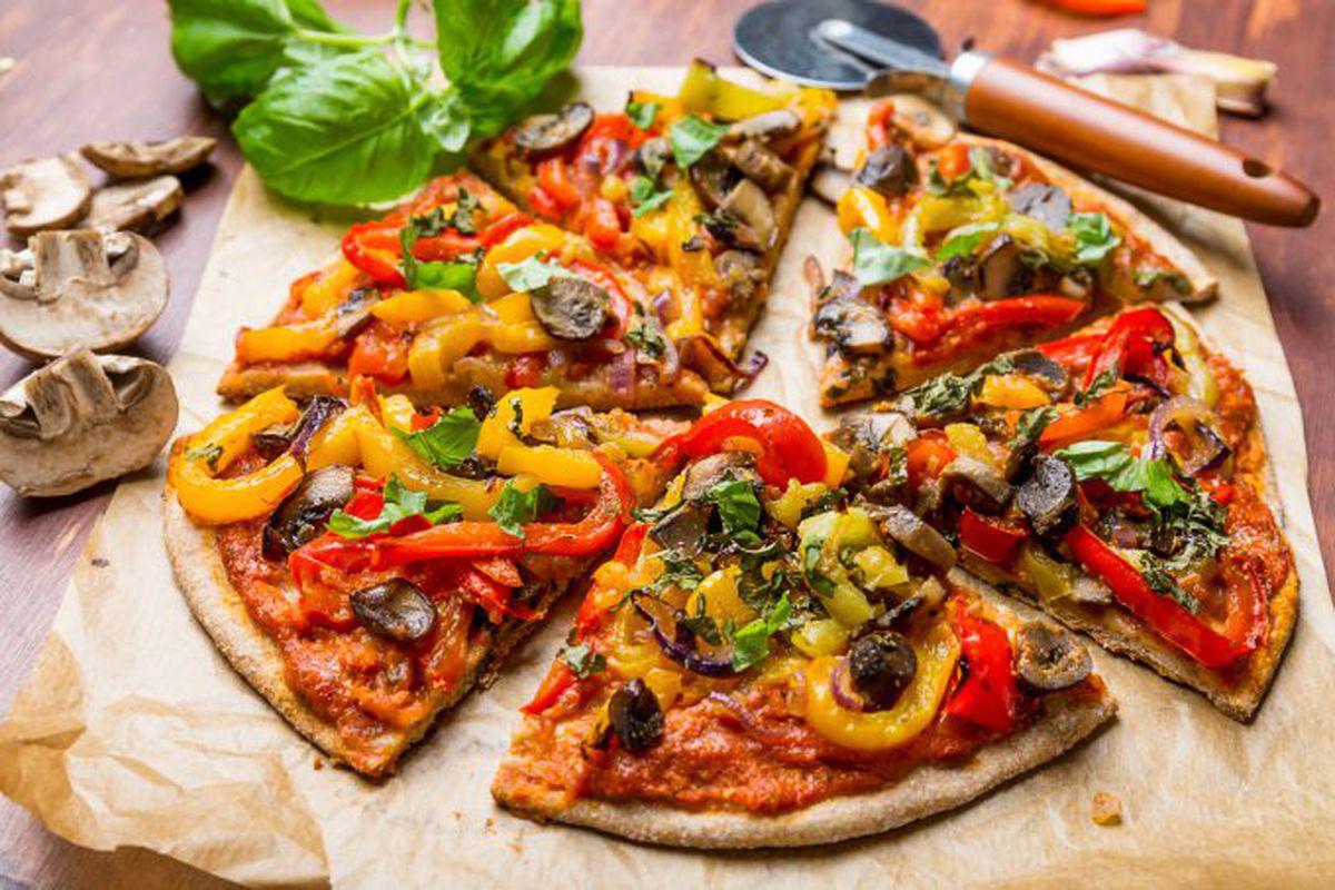 Jamilacuisine Pizza Cu Legume Coapte Pizza Vegetariana Foarte