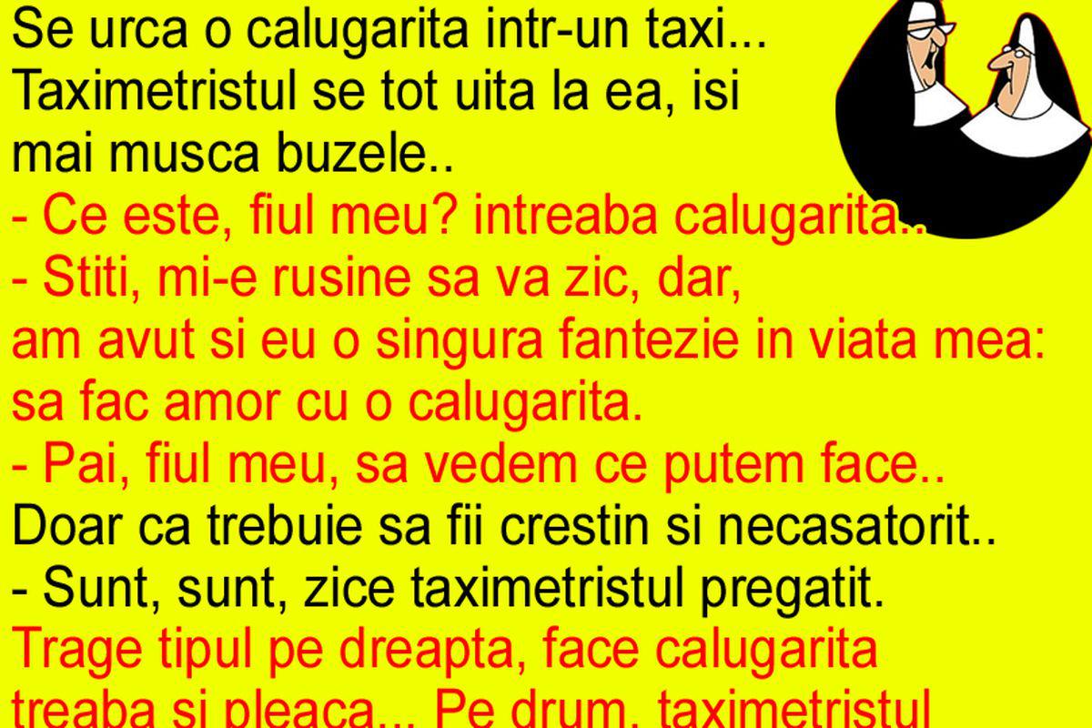 Banc Taximetristul și Călugărița Stiri Pe Scurt Unica Ro