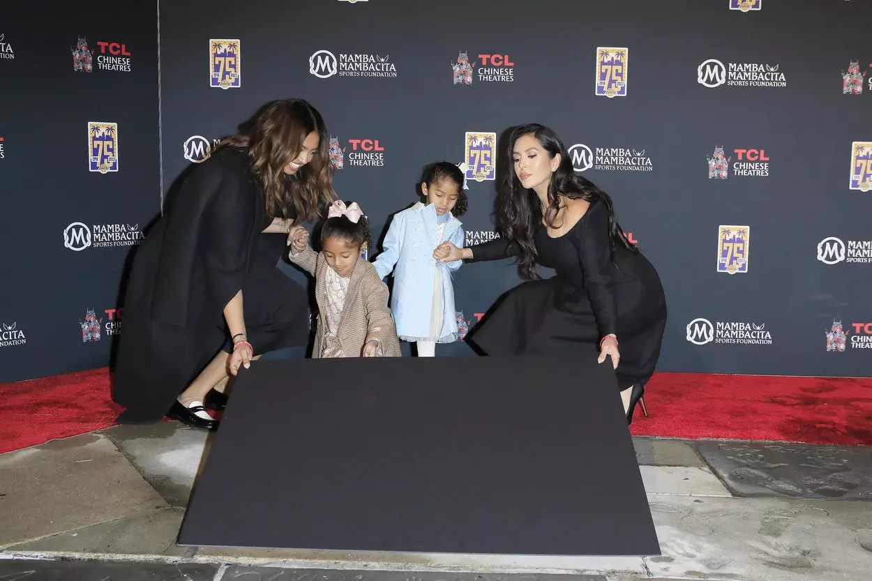 Unveiling of hand and foot prints of Kobe Bryant at the TCL Chinese Theatre IMAX forecourt