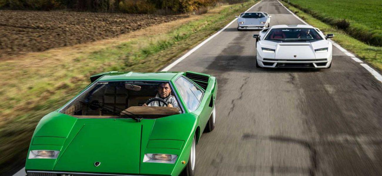 Noul Lamborghini Countach își sărbătorește debutul alături de vechile modele