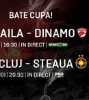 Universitatea Cluj - FC Steaua București se vede la Pro TV