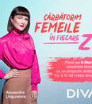 Alexandra Ungureanu este imaginea campaniei de primăvară a postului DIVA