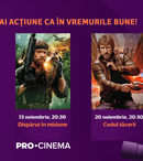 Ce filme putem vedea la PRO Cinema în luna noiembrie. Eroii peliculelor de acțiune cuceresc micul ecran