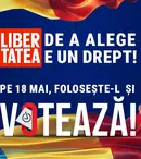 Libertatea de a alege e un drept! Pe 18 mai, folosește-l și votează!  