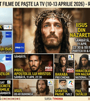 „Iisus din Nazareth”, „Ben-Hur” și premiere de suflet. Ce filme religioase vedem la TV în Vinerea Mare și de Paște