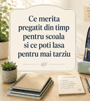Ce merită pregătit din timp pentru școală și ce poți lăsa pentru mai târziu