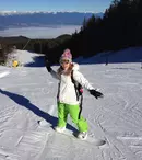 Bianca Ioniţă s-a îndrăgostit de pârtiile de schi din Bulgaria
