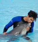 Andrei Andrei înoată cu delfinii în semifinala „Burlacul”