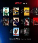 Top 10 filme și seriale Netflix în România, săptămâna 9-15 mai 2022