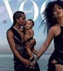 Rihanna, apariție de senzație alături de bebelușul ei pe coperta Vogue. În pictorial apare și partenerul artistei, A$AP Rocky