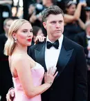 Scarlett Johansson apariție rară alături de soțul său la Cannes 2023. Actrița a strălucit pe covorul roșu