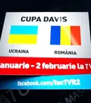 Partida Ucraina – România din Cupa Davis va fi transmisă de TVR 2