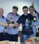 Cătălin Marin, alias Vandamme, sărbătorit de “Trăsniţi” la locul de muncă