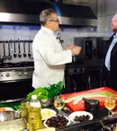 Mihai Constantin găteşte de post cu Mircea Dinescu la "Politică şi delicateţuri"