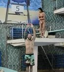 Matteo se pregătește pentru participarea la „Splash! Vedete la apă”
