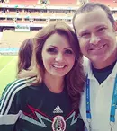 Angelica Rivera, o mare susţinătoare a echipei naţionale a Mexicului