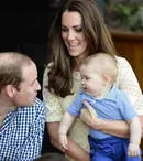 Prințul George a luat primele lui lecții de înot