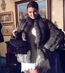 Olivia Păunescu a purtat haina de blană a Elenei Ceaușescu