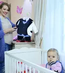 La opt luni, fiica Mirelei Boureanu Vaida a filmat alături de mama sa