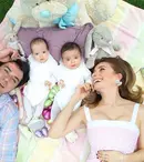 Elizabeth Alvarez şi Jorge Salinas au sărbătorit primul Paşte cu gemenii lor