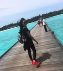 Adelina Pestriţu petrece o vacanţă de vis în Maldive