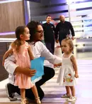 Florin Dumitrescu, surprins la filmările „Chefi la cuțite” de fetițele lui