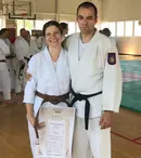 Ada Roseti predă arte marțiale. E profesoară de Krav Maga