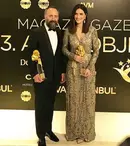 Bergüzar Korel şi Halit Ergenç au strălucit la o gală unde au fost premiaţi