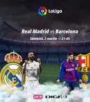 Digi4K transmite primul El Clasico - Real Madrid vs. FC Barcelona - la calitate ultra HD