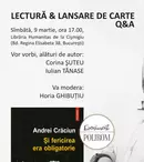 Editura Polirom lansează cartea „Şi fericirea era obligatorie”, de Andrei Crăciun