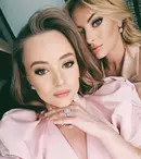 FOTO. Delia, nașă pentru a doua oară. Cum s-a îmbrăcat artista la botezul nepoțelului său