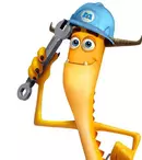 El este Tylor Tuskmon, personajul principal din „Monsters at Work”, serialul derivat din „Compania monștrilor”