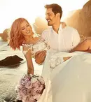 GALERIE FOTO. Andreea Bălan și George Burcea s-au căsătorit. Primele imagini de la cununia civilă