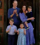 GALERIE FOTO. Prințul William și Kate au publicat fotografii cu prinţesa Charlotte care duce de mâncare persoanelor izolate