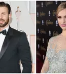Chris Evans și Lily James, noul cuplu de la Hollywood