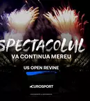 Din 31 august, turneele de Grand Slam se întorc la Eurosport