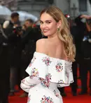 Lily James este „îngrozită” de apariția fotografiilor cu ea și Dominic West în ipostaze tandre