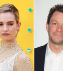 Lily James, surprinsă în ipostaze tandre cu actorul Dominic West, care este însurat