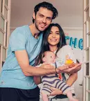 Lili Sandu și Silviu Țolu și-au botezat băiețelul. Primele imagini de la eveniment