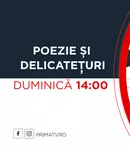 Cornel Palade, invitat la "Poezie și delicatețuri" cu Mircea Dinescu