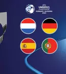 Olanda, Germania, Spania și Portugalia s-au calificat în semifinalele Campionatului European U21. Programul meciurilor