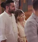 Cine sunt nașii fetiței lui Smiley și a Ginei Pistol. Noi imagini de la botezul micuței Josephine