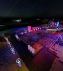 SAGA Festival debutează pe cea mai mare scenă din România: are 35 de metri înălţime şi 100 de metri deschidere