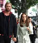 Se lucrează la „Thor: Love and Thunder”. Natalie Portman și Chris Hemsworth, fotografiați împreună pe străzile din L.A.