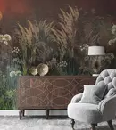 Idei pentru decorarea cu tapet în living